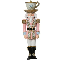 KAEMINGK Suspension de Noël (H12 cm) Casse-noisette Tea time Rose Discount