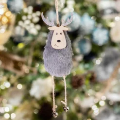 KAEMINGK Suspension de Noël (H19 cm) Cerf Melo Marron foncé Best
