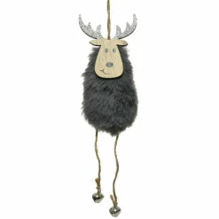 KAEMINGK Suspension de Noël (H19 cm) Cerf Melo Marron foncé Best
