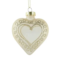KAEMINGK Suspension de Noël (H10 cm) Coeur enchanteur Transparent Best