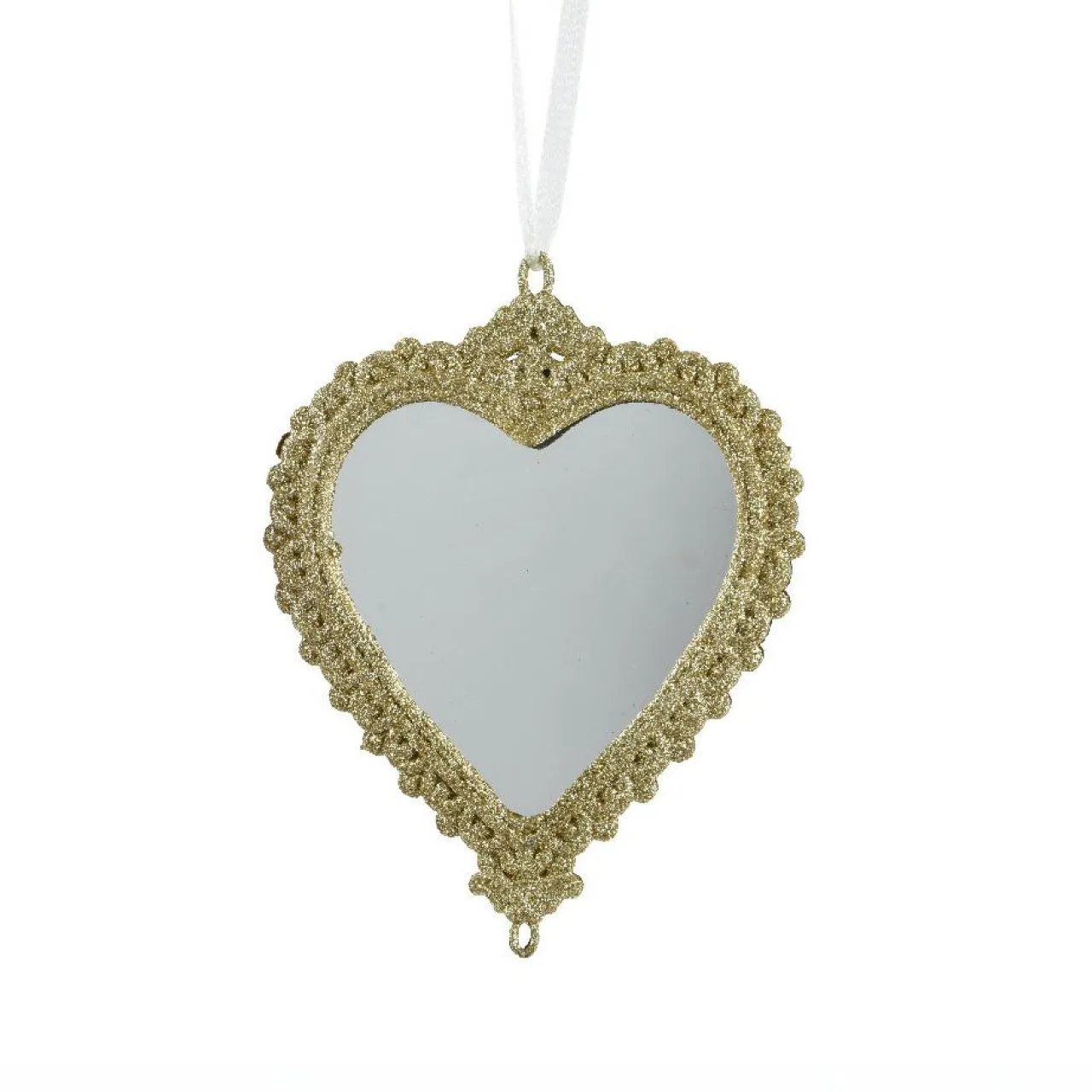 KAEMINGK Suspension de Noël (H14 cm) Cœur bohème Or