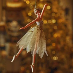 KAEMINGK Suspension de Noël (H16 cm) Fée danseuse Or Sale