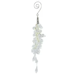KAEMINGK Suspension de Noël (H15 cm) Gouttes de givre Transparent Discount