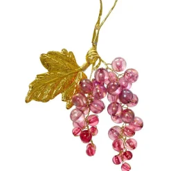 KAEMINGK Suspension de Noël (H11 cm) Grappe givré Figue et or Violet Online