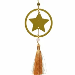 KAEMINGK Suspension de Noël (H8 cm) Kaya Camel Or Outlet