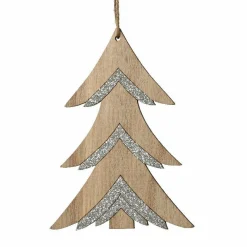 KAEMINGK Suspension de Noël (H10 cm) Maé Argent