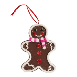 CHRISTMAS DREAM Suspension de Noël (H8 cm) Manala pain d'épices Chocolat Marron