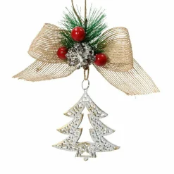 KAEMINGK Suspension de Noël (H15 cm) Sapin décoré Multicolore Clearance