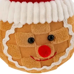 JJA Suspension de Noël (H18 cm) Tête de Pain d'épices Caramel Marron clair Online