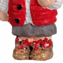 KAEMINGK Suspension de Noël terre cuite (H8 cm) Chérubine Rouge Clearance