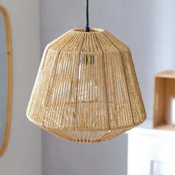 ATMOSPHERA Suspension en corde (D29 cm) Ethnik Naturel New