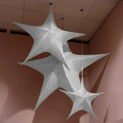 KAEMINGK Suspension géante (D135 cm) Étoile de Noël Christmas Argent Clearance