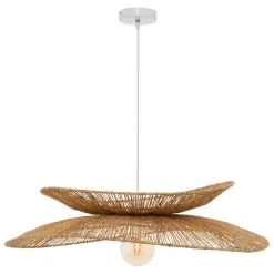 Atmosphera, cru017dateur d'intu017drieur Suspension luminaire jute (69,5 cm) Alara Naturel Clearance