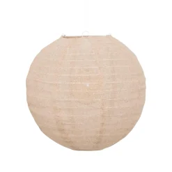 Atmosphera, cru017dateur d'intu017drieur Suspension luminaire lanterne lin (35 cm) Jordy Beige Sale