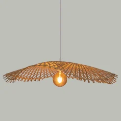 ATMOSPHERA Suspension lumineuse bambou (D75 cm) Tess Naturel Clearance