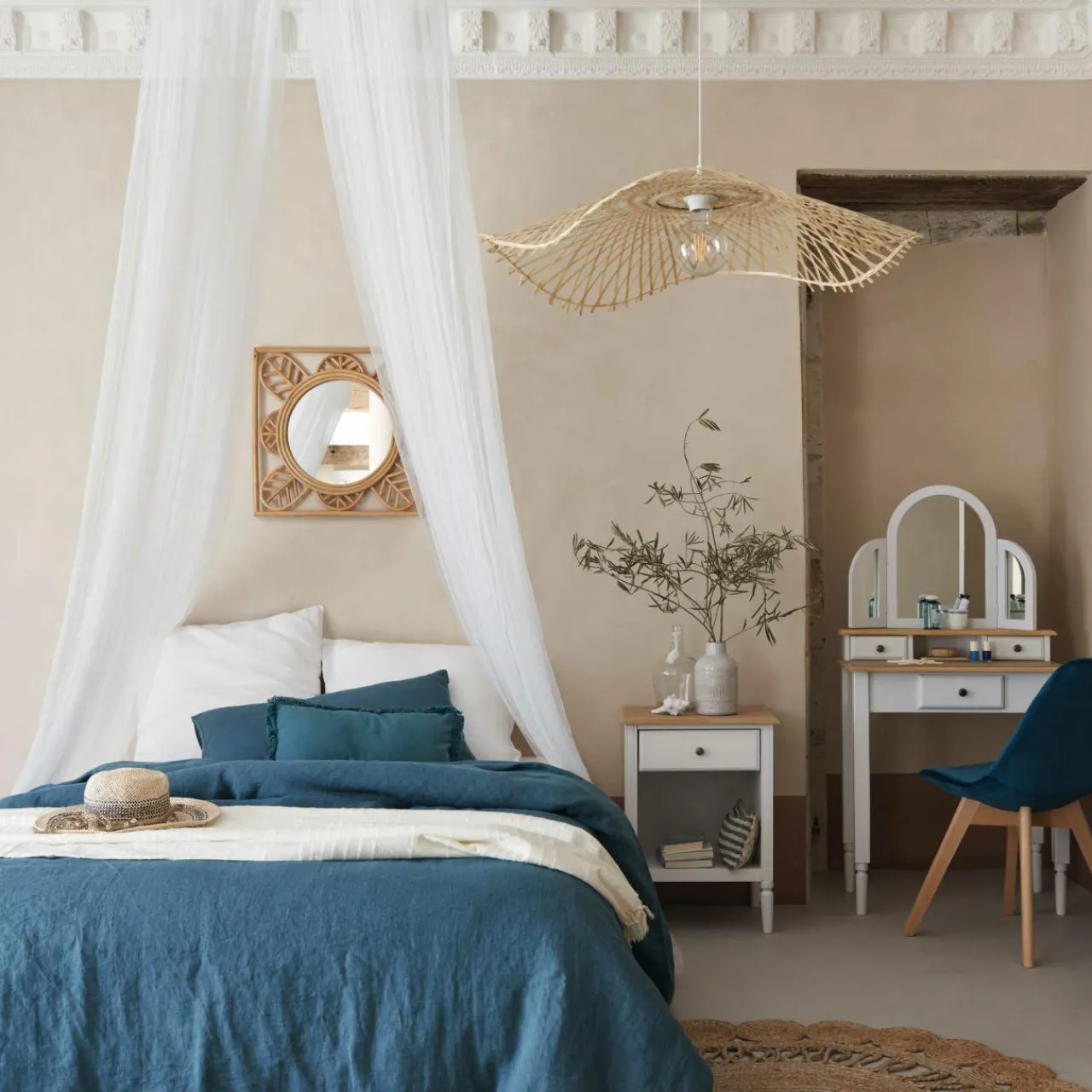 ATMOSPHERA Suspension lumineuse bambou (D75 cm) Tess Naturel Clearance