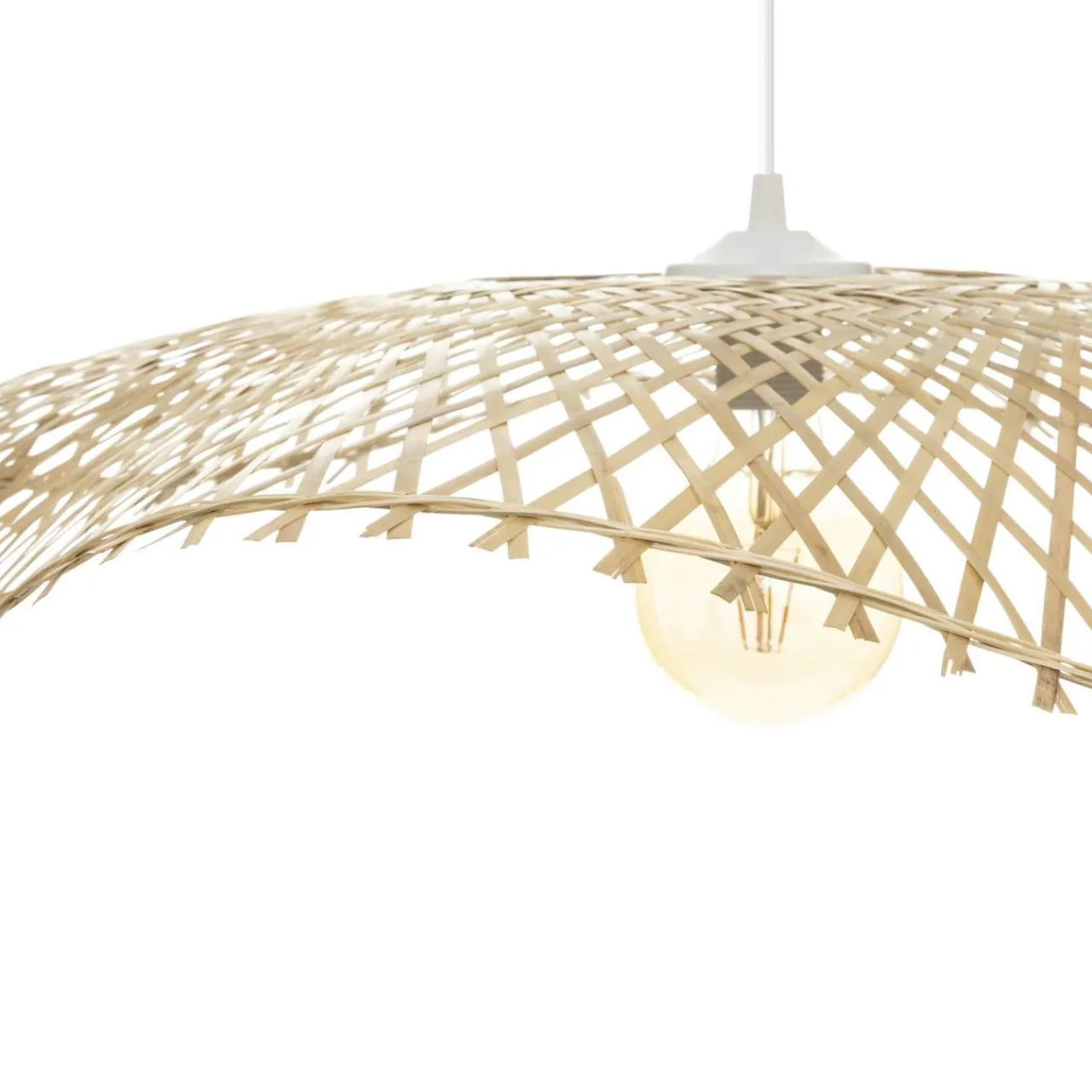 ATMOSPHERA Suspension lumineuse bambou (D75 cm) Tess Naturel Clearance