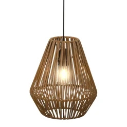 KAEMINGK Suspension lumineuse de jardin à piles 15 LED (H27 cm) Messya Marron Sale