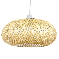 EMINZA Suspension lumineuse en bambou (D46 cm) Rotana Naturel Outlet