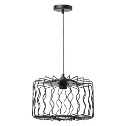 OSTARIA Suspension lumineuse en métal (D30 cm) Julia e Noir Hot
