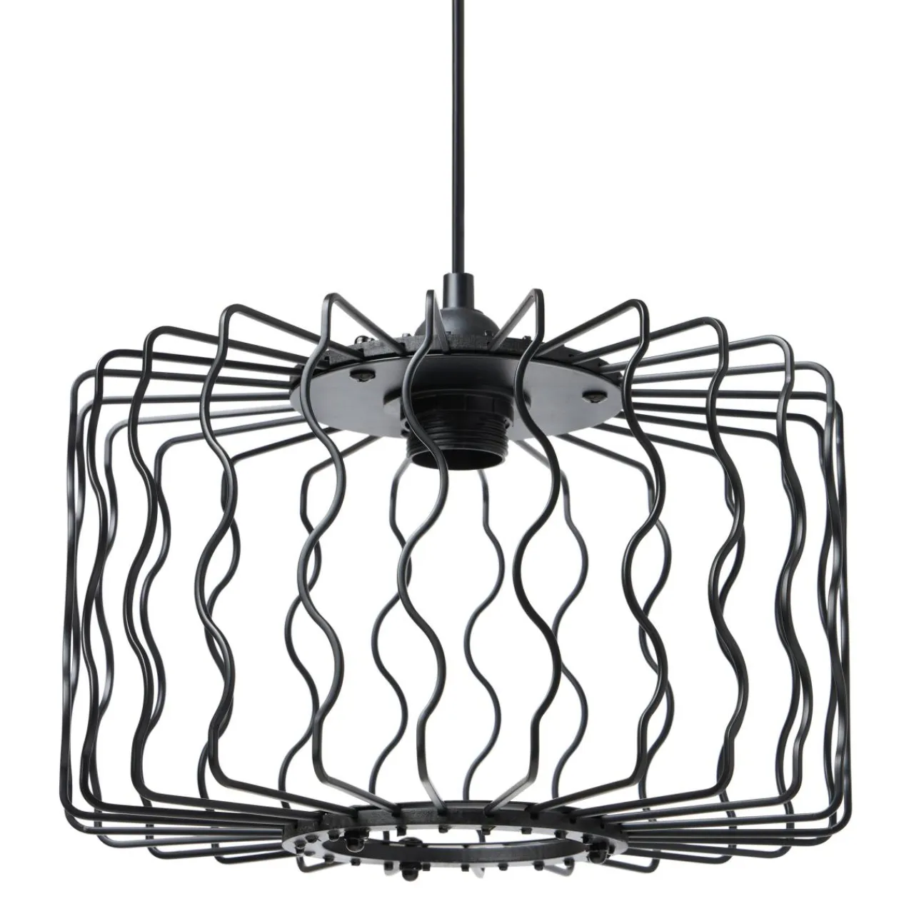OSTARIA Suspension lumineuse en métal (D30 cm) Julia e Noir Hot