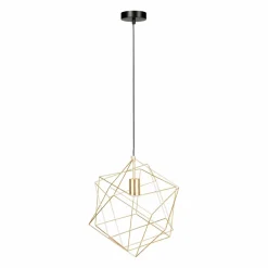 OSTARIA Suspension lumineuse en métal (D40 cm) Céleste Or Hot