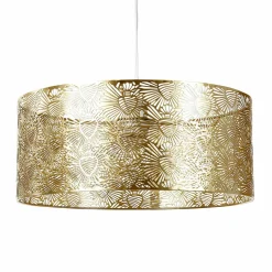 OSTARIA Suspension lumineuse en métal (D35 cm) Cazon Dée Or Outlet