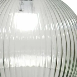 EMINZA Suspension lumineuse en verre (D30 cm) Velden Transparent Discount