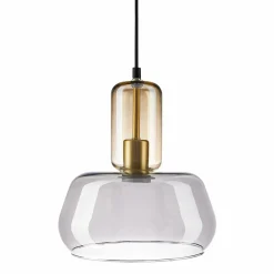 OSTARIA Suspension lumineuse en verre (D24 cm) Dulcia Noir Online