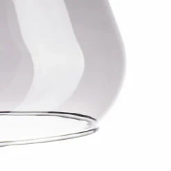 OSTARIA Suspension lumineuse en verre (D24 cm) Dulcia Noir Online