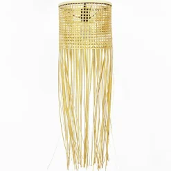 EMINZA Suspension lumineuse à franges en bambou (H85 cm) Maoki Naturel Clearance
