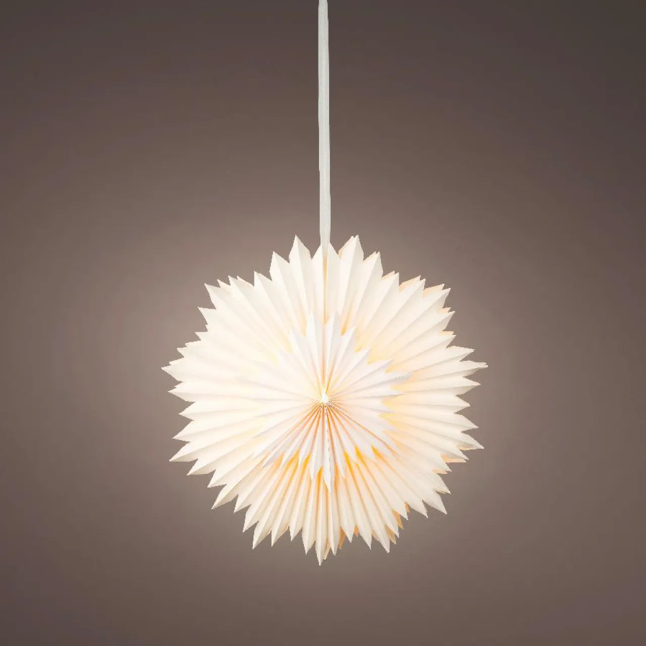 KAEMINGK Suspension lumineuse papier LED (D60 cm) Origami Star chaud Blanc Discount