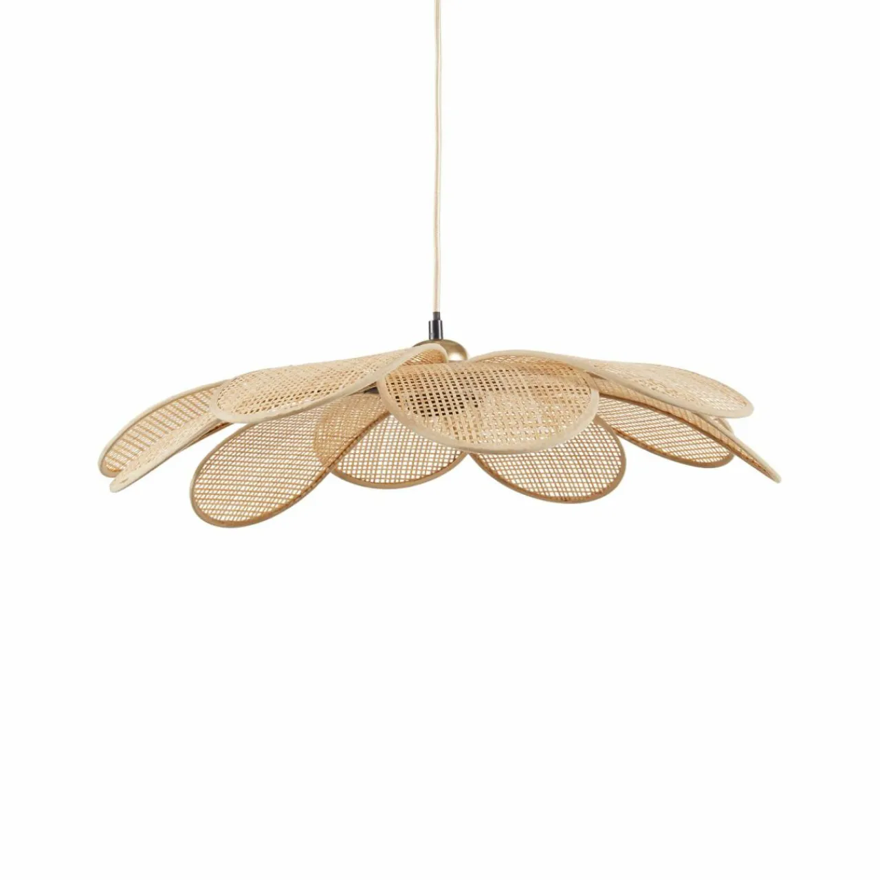 OSTARIA Suspension lumineuse pétale Bambou (D60 cm) Horizonte beige Naturel Clearance