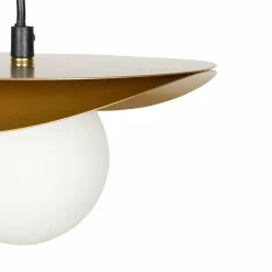 OSTARIA Suspension lumineuse ronde en métal (D22 cm) Nuba Or Sale