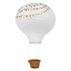 OSTARIA Suspension Montgolfière papier (D30 cm) Fanions Multicolore Outlet