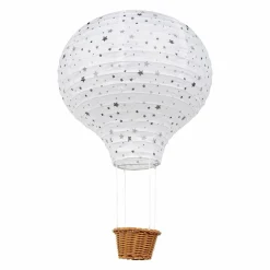 OSTARIA Suspension Montgolfière papier (D30 cm) Stars Multicolore