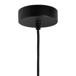 OSTARIA Suspension métal et pétales (D80 cm) Ellisse et beige Noir Clearance