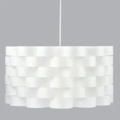 ATMOSPHERA Suspension origami (D32 cm) Moki he Blanc