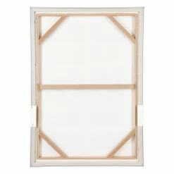 OSTARIA Tableau déco en bois (50 x 70 cm) Graphique Ibiza Rétro Marron Sale