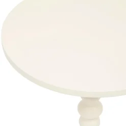 Atmosphera, cru017dateur d'intu017drieur Table à café ronde en bois (H50 cm) Alix Ivoire Discount