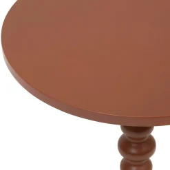 Atmosphera, cru017dateur d'intu017drieur Table à café ronde en bois (H50 cm) Alix Terracotta Orange Online