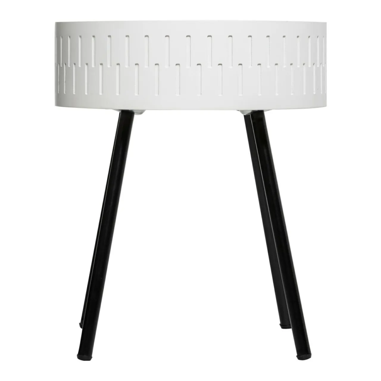 ATMOSPHERA Table coffre en bois (H45 cm) Shiro he Blanc Hot