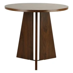 OSTARIA Table d'appoint tripode bois (H43 cm) Hugo Marron Best
