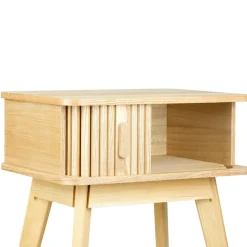 OSTARIA Table de chevet bois (H54 cm) Tim Beige Hot