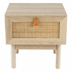 OSTARIA Table de chevet cannage (H40 cm) Jaipur Naturel