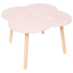Atmosphera cru017dateur d'intu017drieur for kids Table enfant bois (40 cm) Douceur Fleur Rose Discount