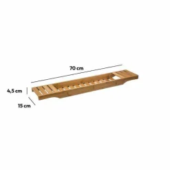 INSTANT D'O Tablette support pour baignoire (70 cm) Baignia Bambou Naturel Best
