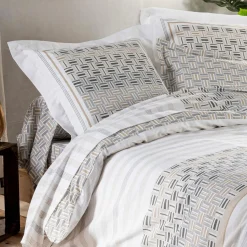 TRADILINGE Taie de traversin coton (L200 cm)Diego e Gris Sale