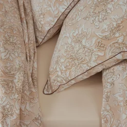 TRADI LINGE Taie de traversin percale de coton (200 cm) Palazzo Beige Sale