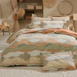 TRADI LINGE Taie de traversin percale de coton (200 cm) Land Craie Beige Sale